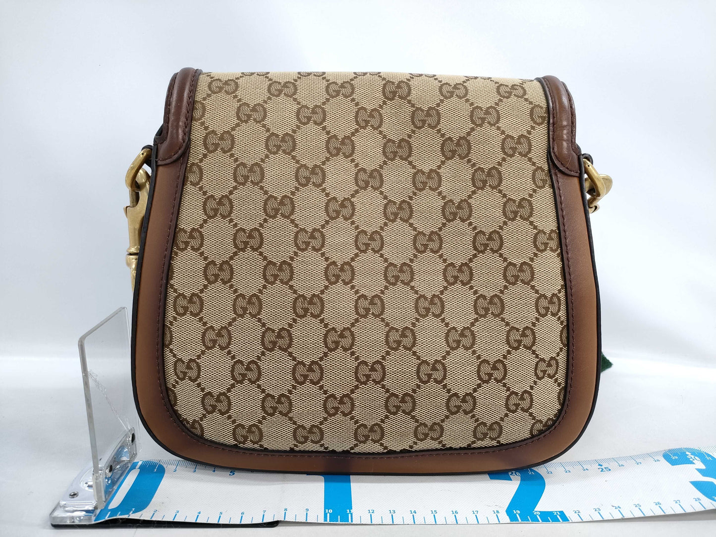 GUCCI GG Supreme Horsebit 1955 Shoulder Bag