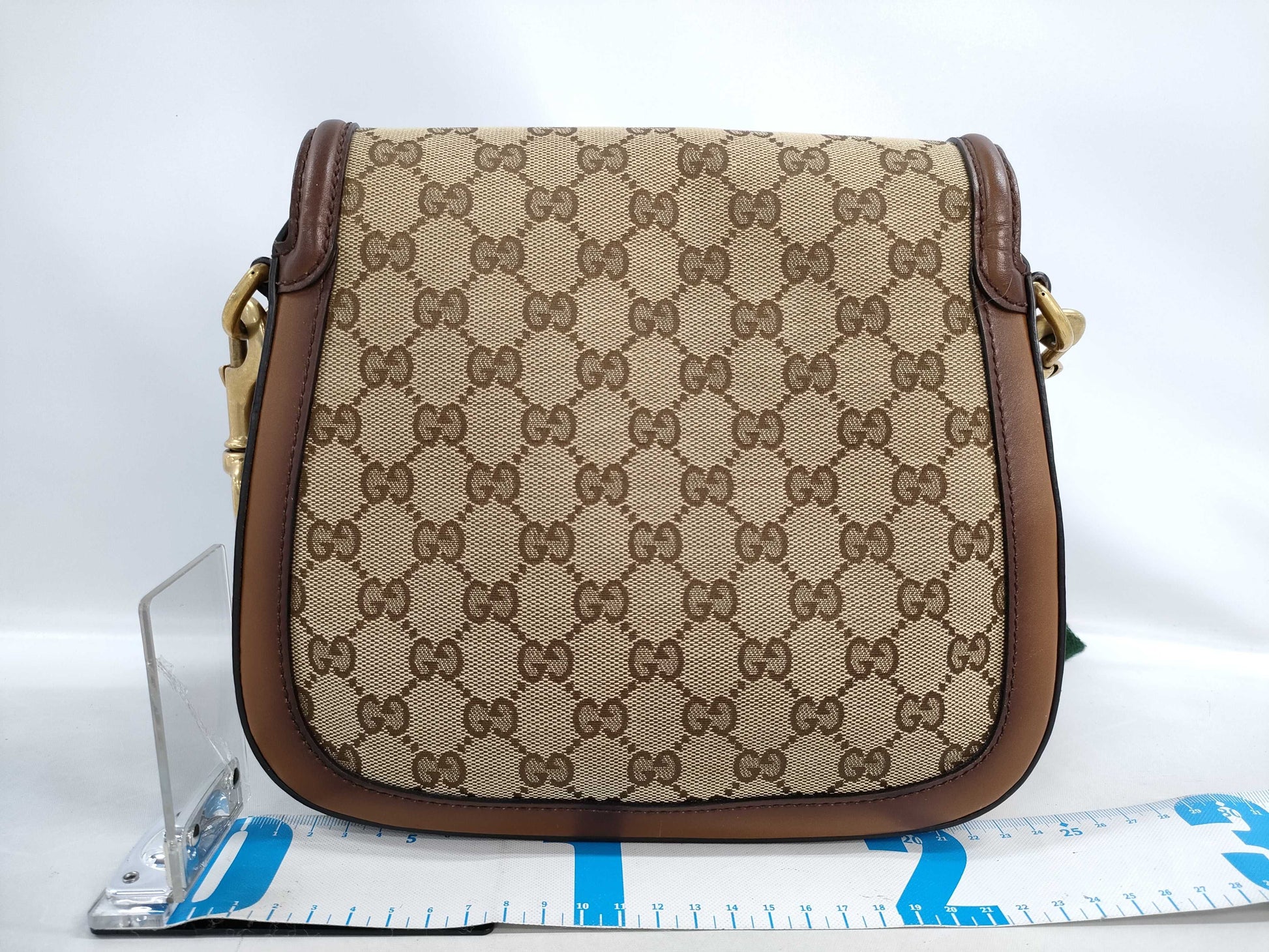 GUCCI GG Supreme Horsebit 1955 Shoulder Bag