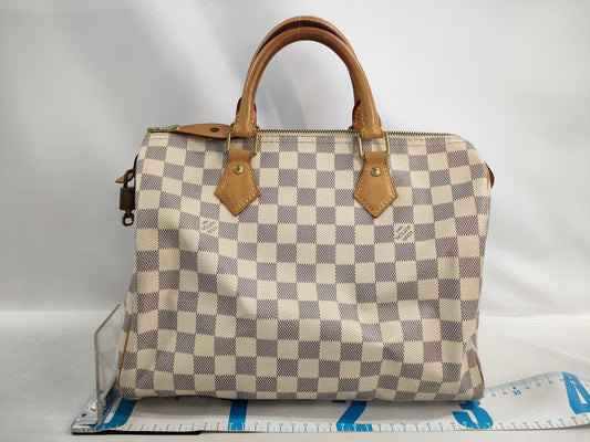 LOUIS VUITTON Damier Azur Speedy 30 Boston Bag BA4104 Boston Bag