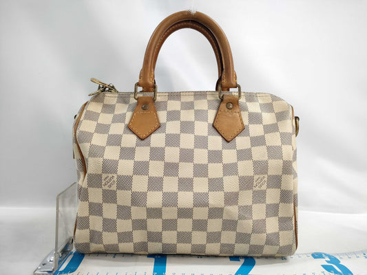 LOUIS VUITTON Azur Speedy Bandouliere 25 2-way Boston Bag DU1103 Boston Bag
