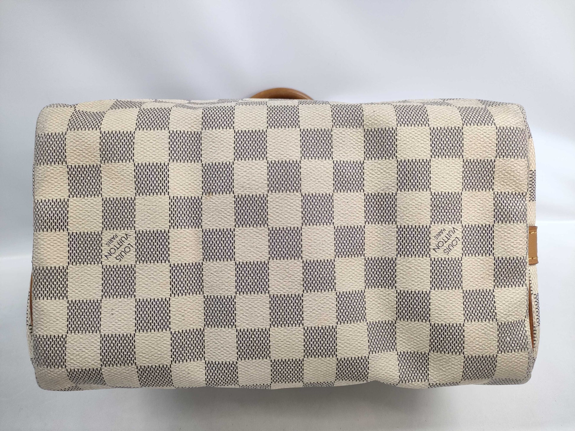 LOUIS VUITTON Azur Speedy Bandouliere 25 2-way Boston Bag DU1103 Boston Bag