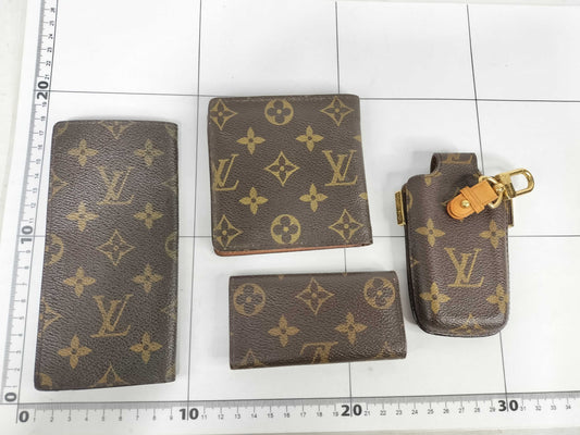 LOUIS VUITTON Monogram Wallet Set of 4