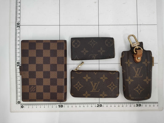 LOUIS VUITTON Vuitton Monogram Damier Accessory Set of 4 Wallets