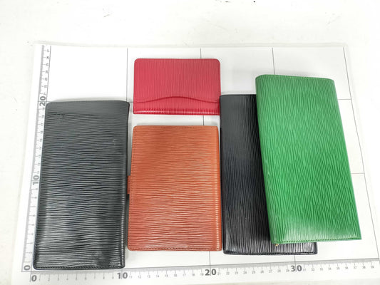 LOUIS VUITTON Epi Wallet 5-Piece Set