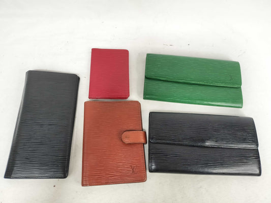 LOUIS VUITTON Epi Wallet 5-Piece Set