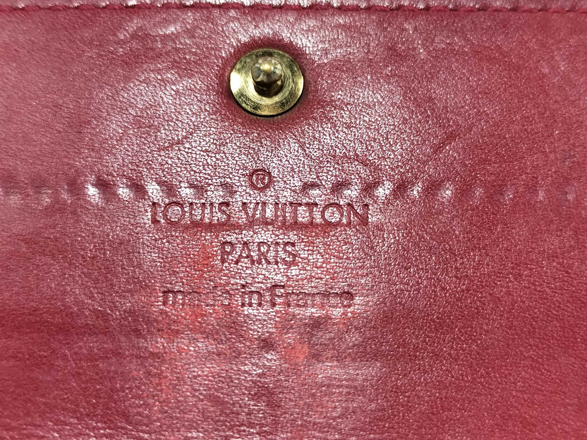 LOUIS VUITTON Vernis Damier Wallet 5-Piece Set
