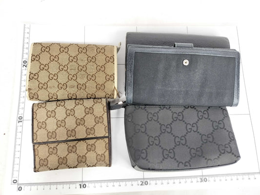 GUCCI GG Canvas Wallet 5-Piece Set
