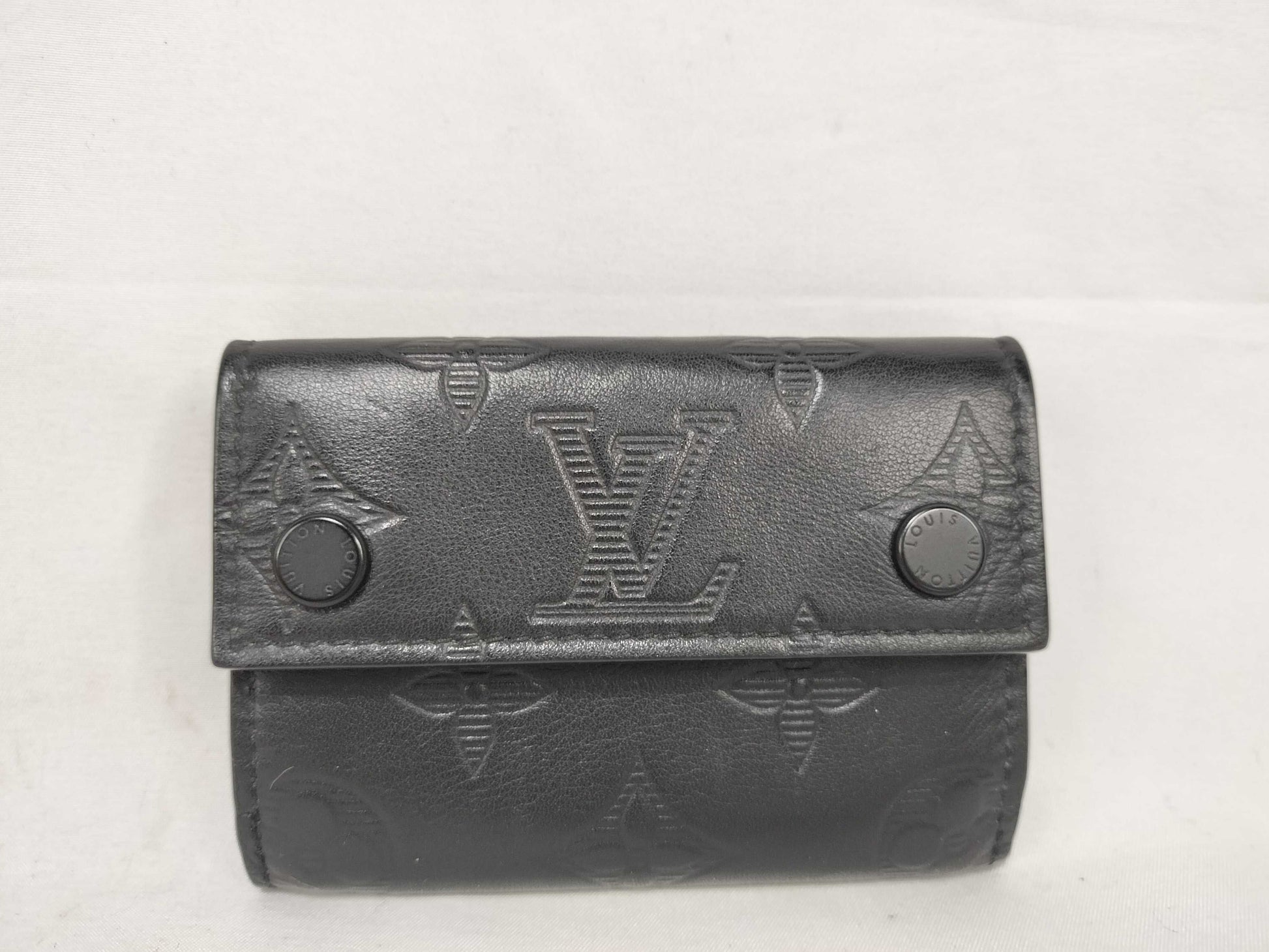 LOUIS VUITTON Monogram Shadow Discovery Compact Wallet M67631 RFID Wallet