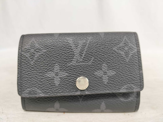 LOUIS VUITTON Monogram Eclipse M82603 Multicle 6-Ring RFID Key Case