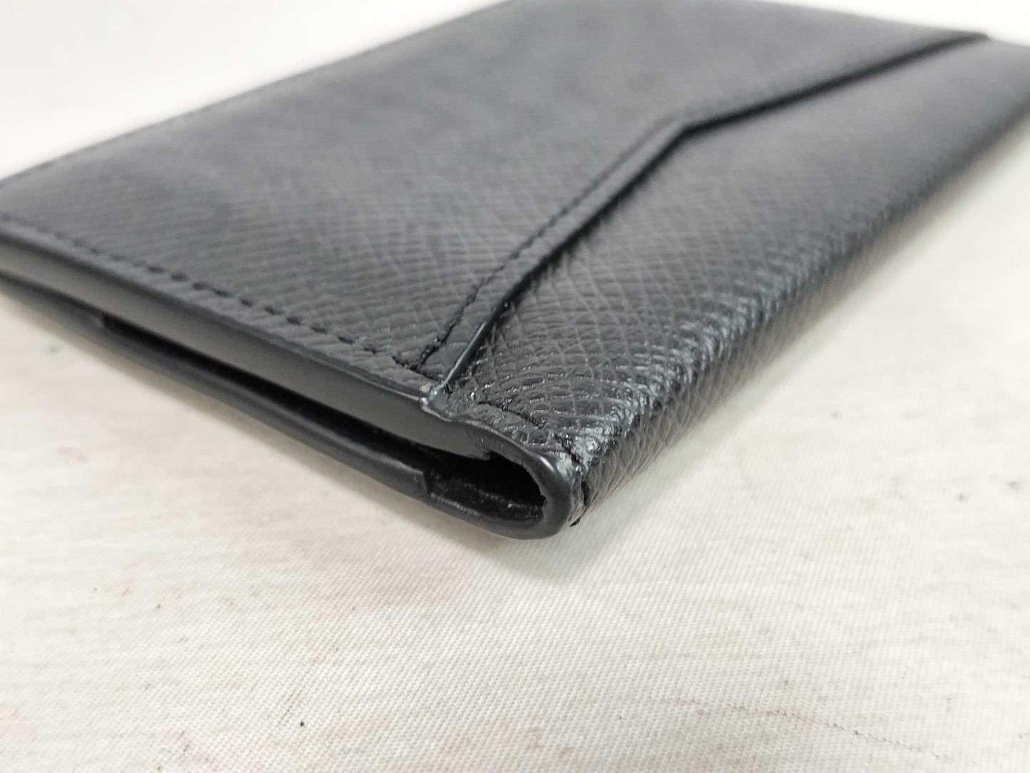 LOUIS VUITTON Taiga Noir Organizer de Poche M30283 RFID Card Case, Pass Case, Card Case, Pass Case, Business Card Holder