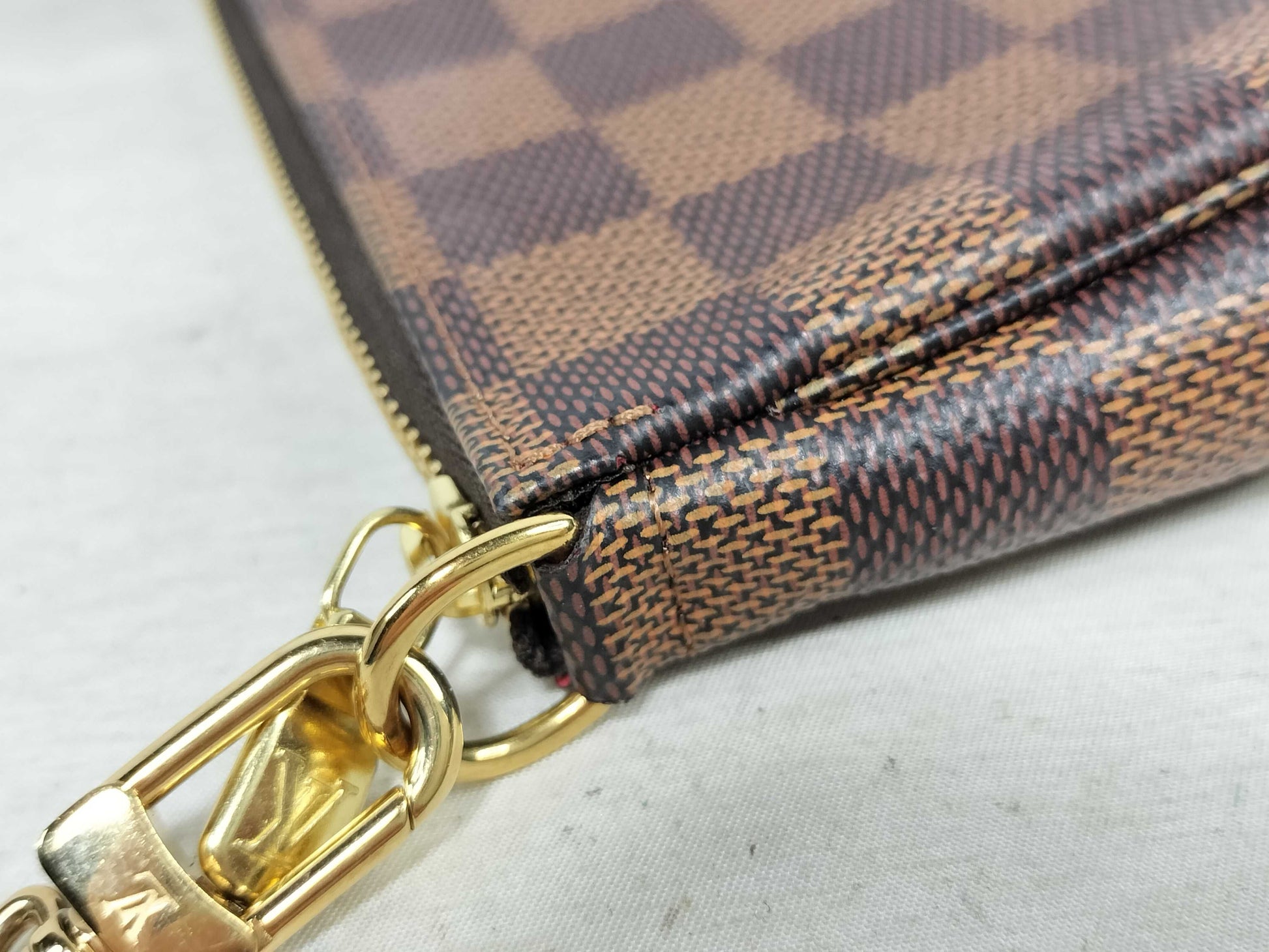 LOUIS VUITTON Damier Mini Pochette Accessoires N58009 Pouch Handbag