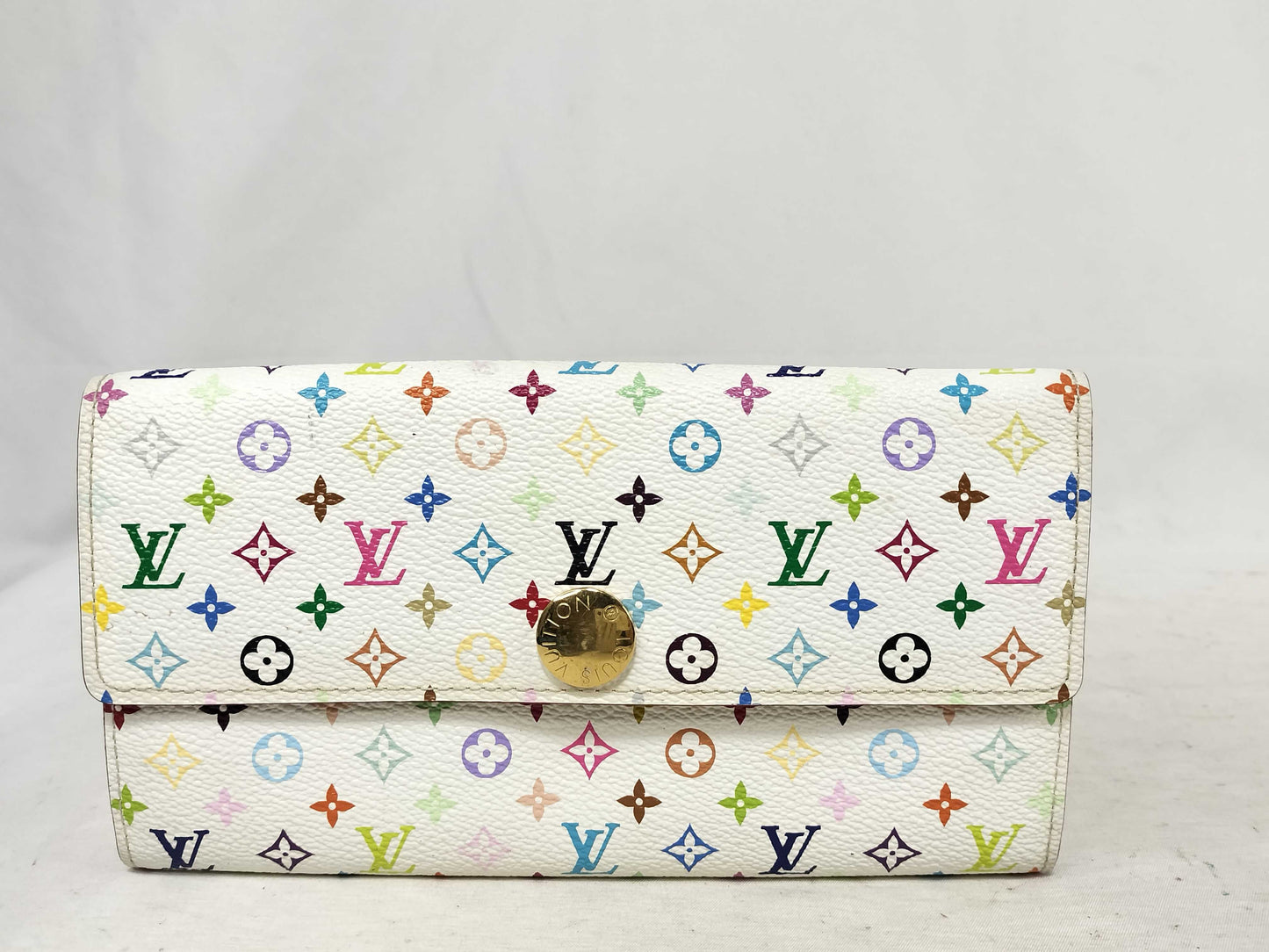 LOUIS VUITTON Monogram Multicolore Portefeuille Sarah M93532 Wallet