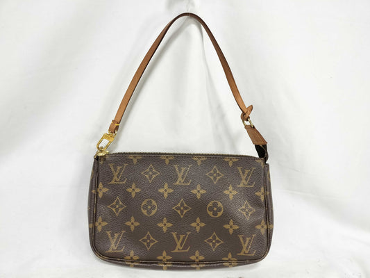 LOUIS VUITTON Monogram Pochette Accessoires M51980 Pouch Handbag