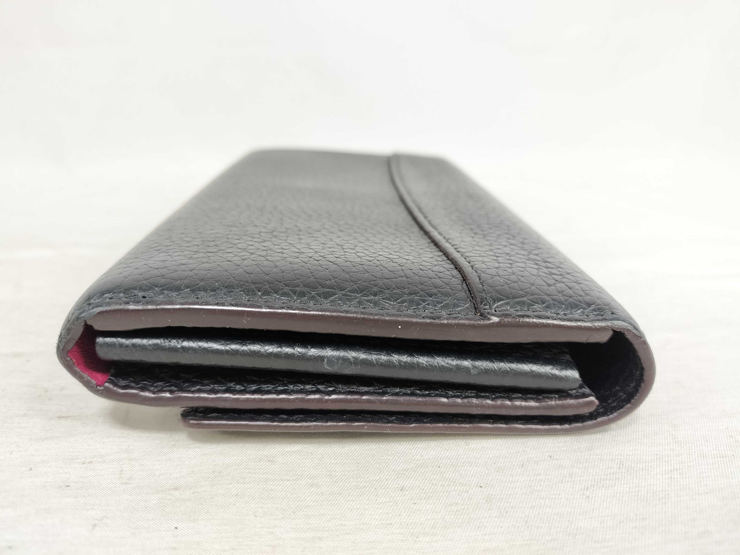 LOUIS VUITTON Taurillon Portefeuille Capucines Noir M61248 Wallet