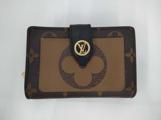 LOUIS VUITTON Vuitton Monogram Giant Reverse Porte-Feuille Juliet M69432 RFID Wallet Wallet