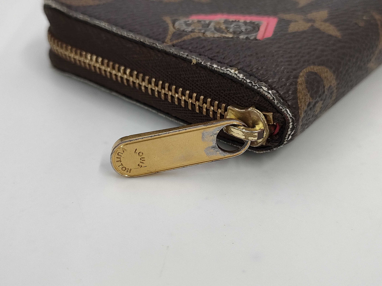 LOUIS VUITTON Vuitton Monogram Love Lock Zippy Coin Purse M64118 Wallet