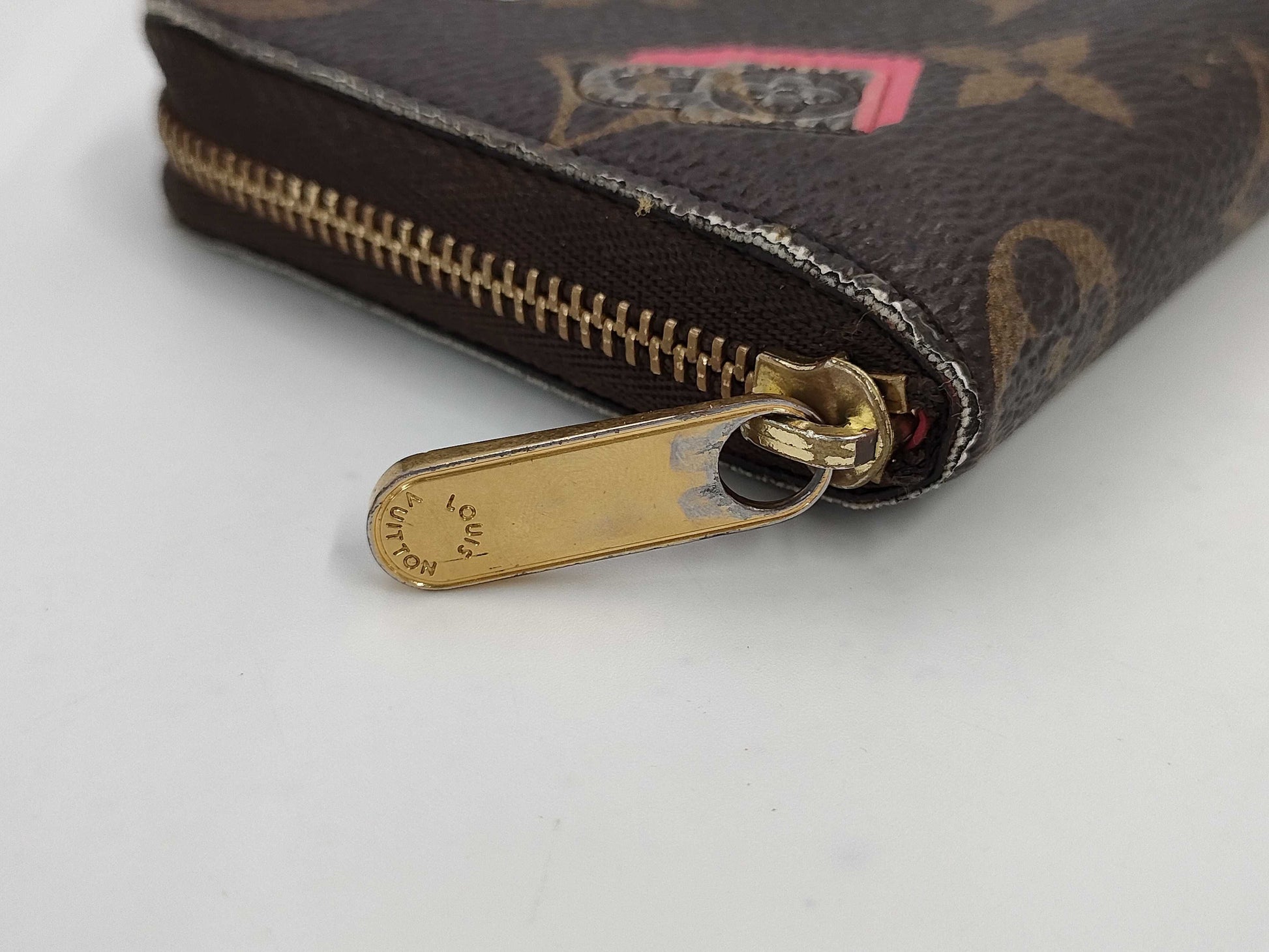 LOUIS VUITTON Vuitton Monogram Love Lock Zippy Coin Purse M64118 Wallet