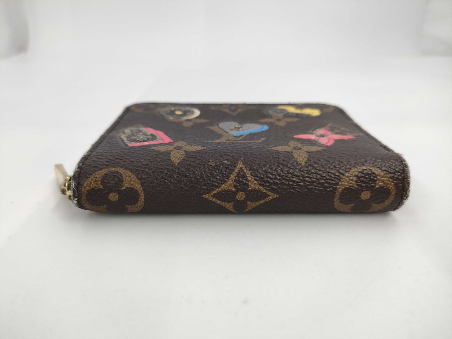 LOUIS VUITTON Vuitton Monogram Love Lock Zippy Coin Purse M64118 Wallet