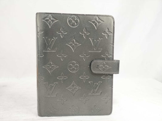 LOUIS VUITTON Monogram Matte Agenda MM Notebook Cover R20922? Notebook Cover