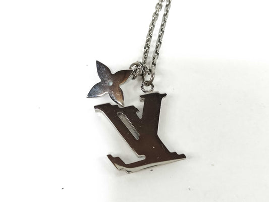 LOUIS VUITTON LV Initial Turquoise Flower Necklace M80208 Necklace