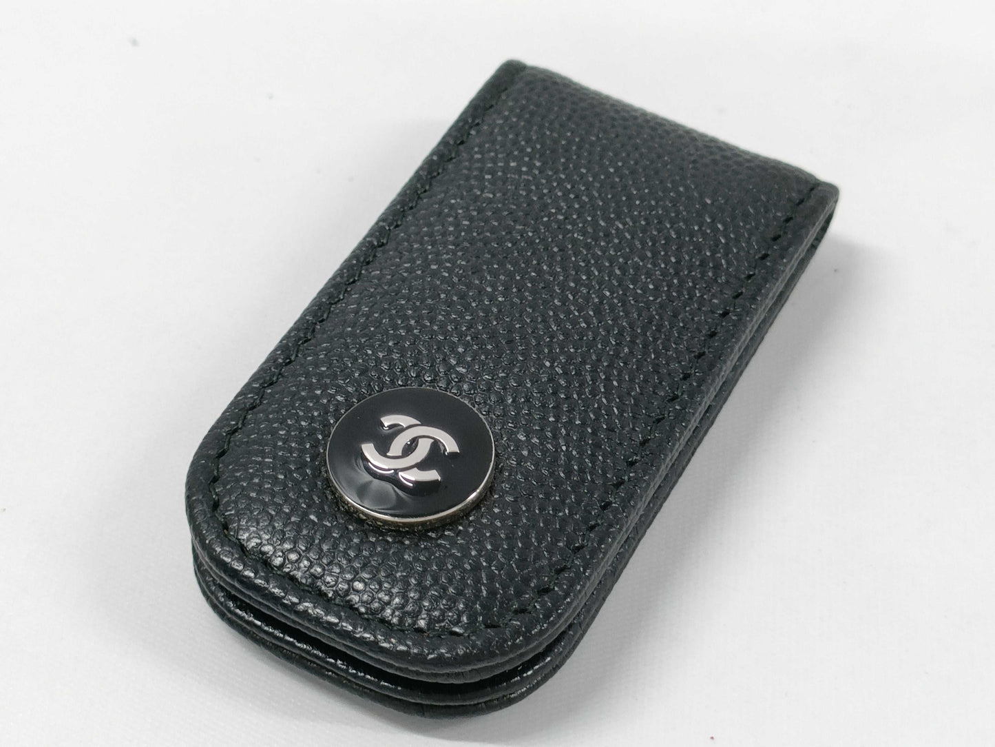CHANEL Caviar Skin Coco Mark Money Clip Other Accessories