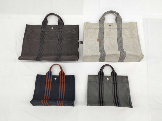 HERMES Ale Line Fool Toe 4-Piece Bag