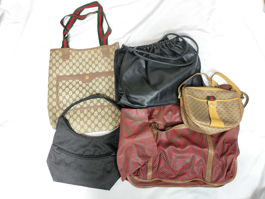 GUCCI GG Gucci Old Gucci Shoulder Bag 5-Piece Set Tote Bag