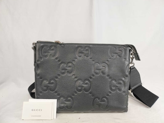 GUCCI Jumbo GG Medium Crossbody Bag 696009 Shoulder Bag