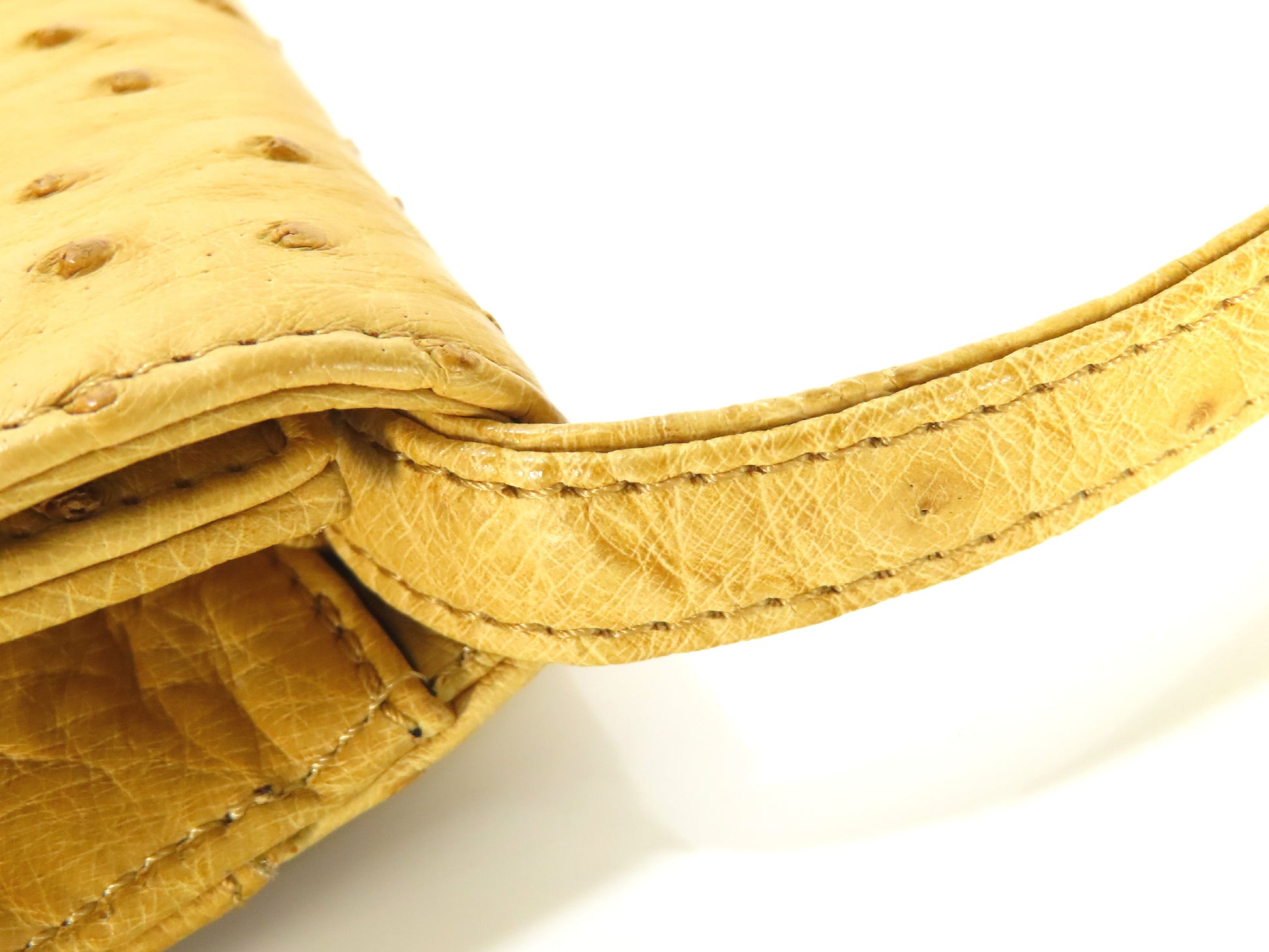 BVLGARI Bulgari Ostrich Shoulder Bag Shoulder Bag