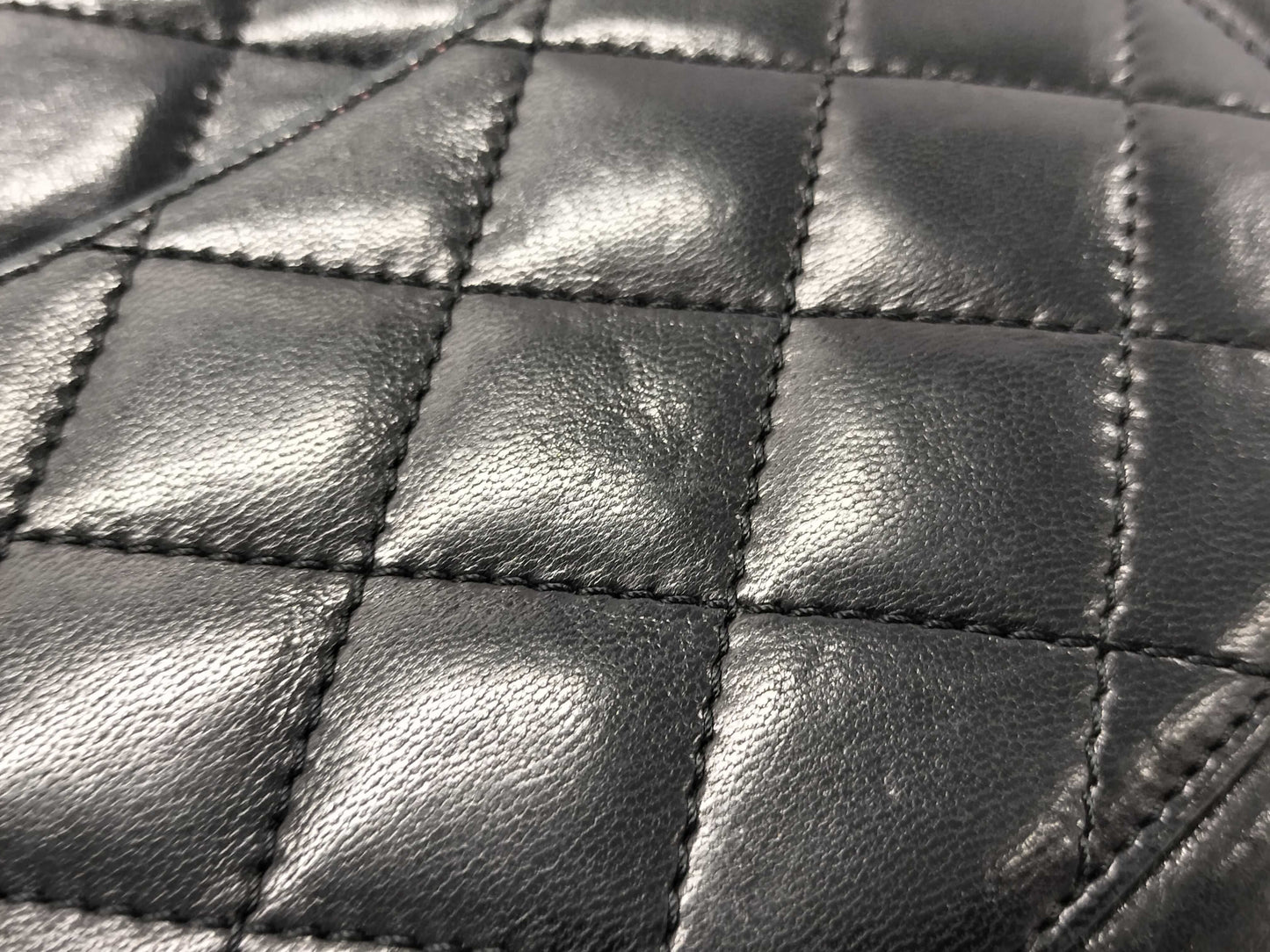 CHANEL Matelasse Lambskin Paris Limited Edition Chain Shoulder Bag