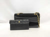 CHANEL Lambskin Jersey Matelasse Chain Shoulder Bag