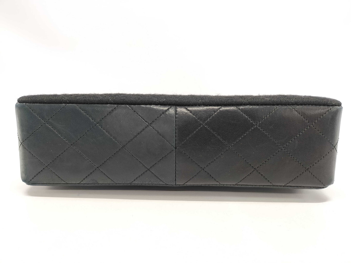 CHANEL Lambskin Jersey Matelasse Chain Shoulder Bag