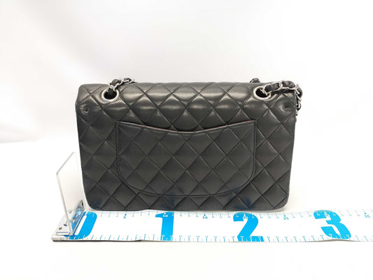 CHANEL Lambskin Matelasse Double Flap Chain Shoulder Bag