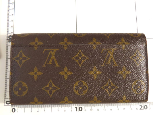 LOUIS VUITTON Monogram M60531 RFID Monogram Portefeuille Sarah Wallet