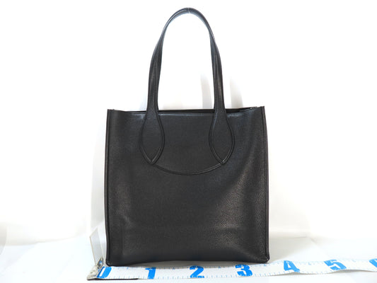 Salvatore Ferragamo Gancini Leather Shoulder Tote Bag
