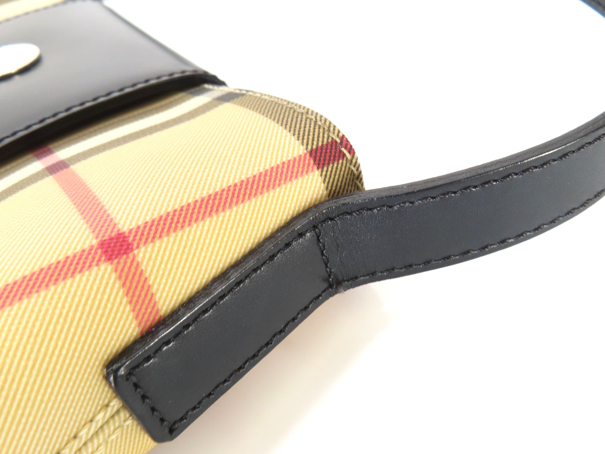 BURBERRY Nova Check One-Shoulder Handbag