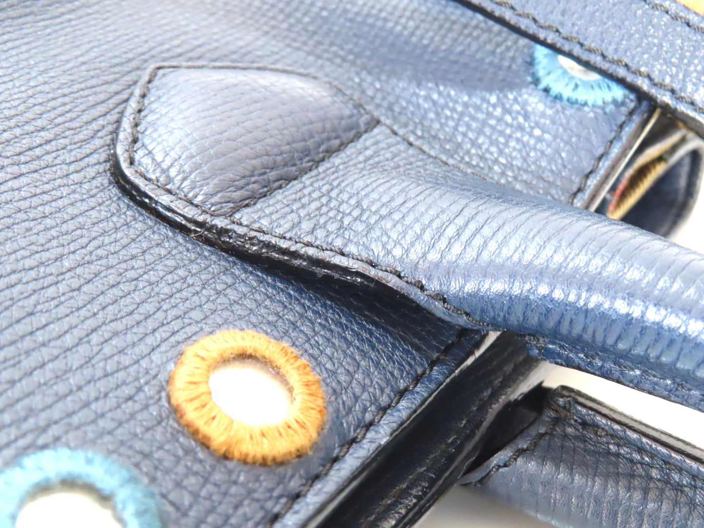 BURBERRY Leather Nova Check 2-Way Handbag