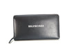 BALENCIAGA 551935 Logo Round Zipper Long Wallet