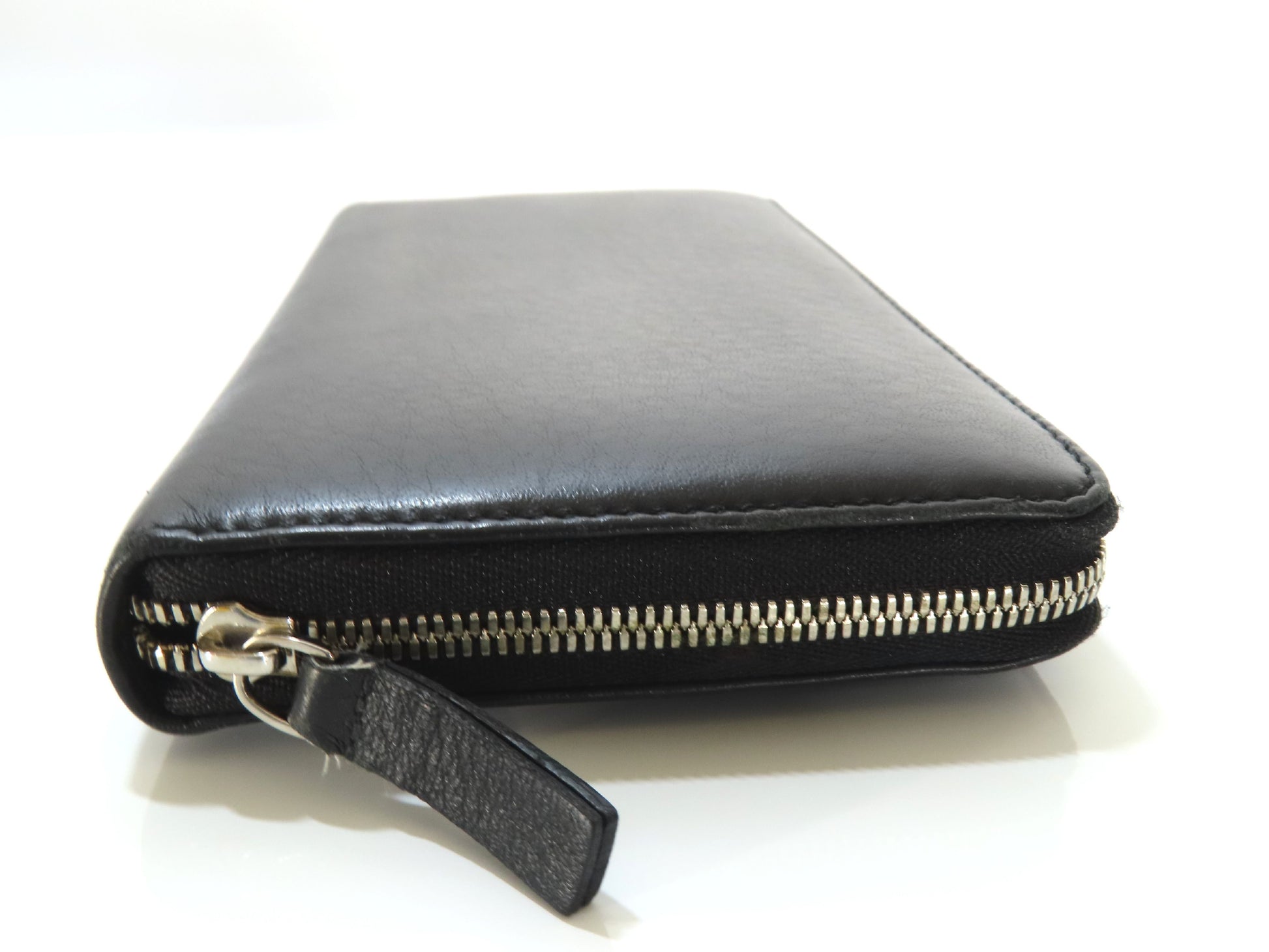 BALENCIAGA 551935 Logo Round Zipper Long Wallet