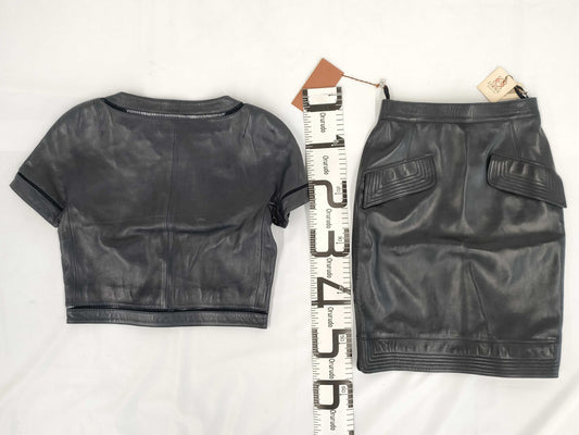 LOEWE Unused LOEWE Gold Button Openwork Design Short Sleeve Size 40 Other Apparel