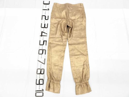 CHANEL Unused CHANEL Silk Engraved 38 Pants