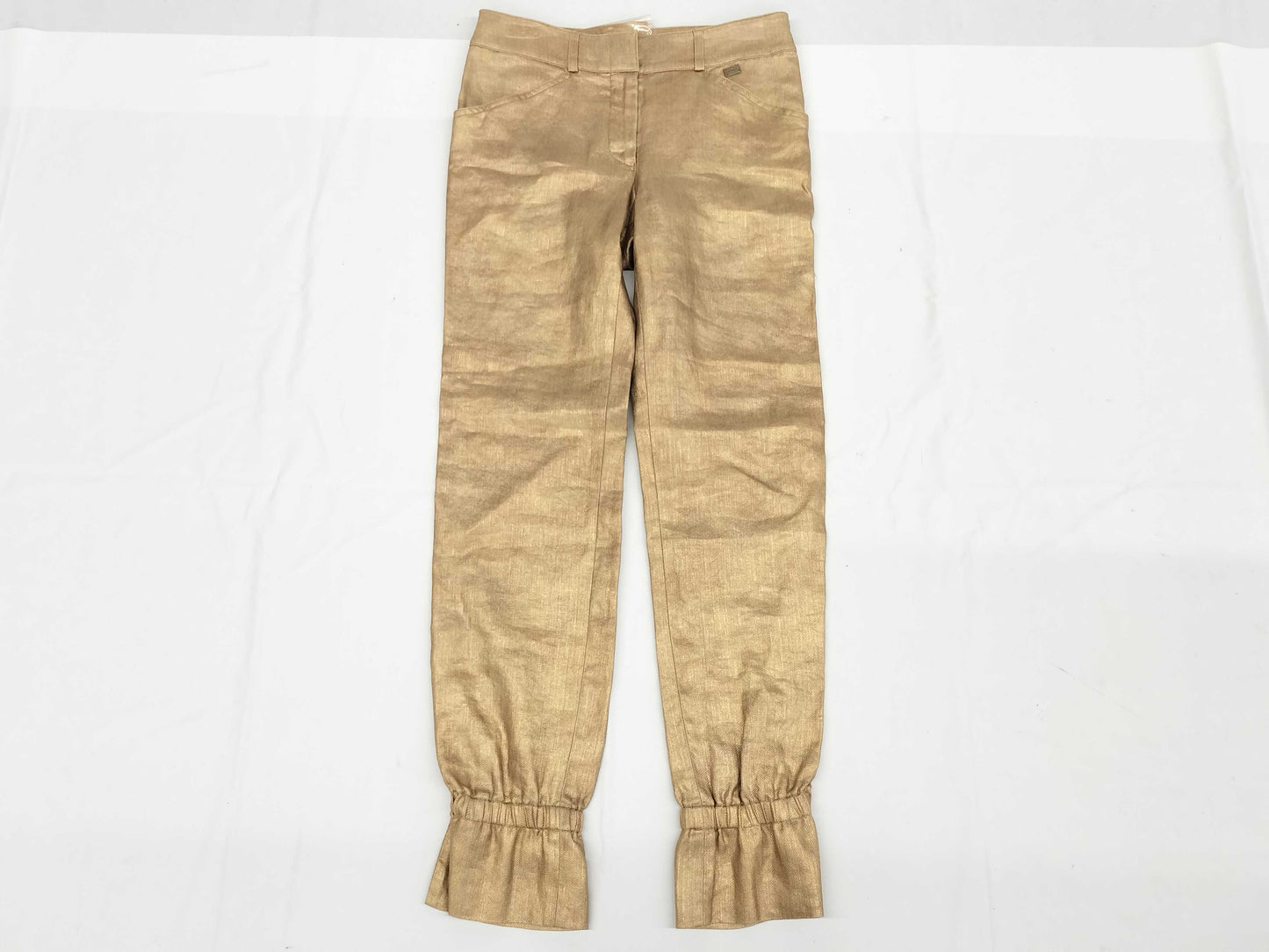 CHANEL Unused CHANEL Silk Engraved 38 Pants
