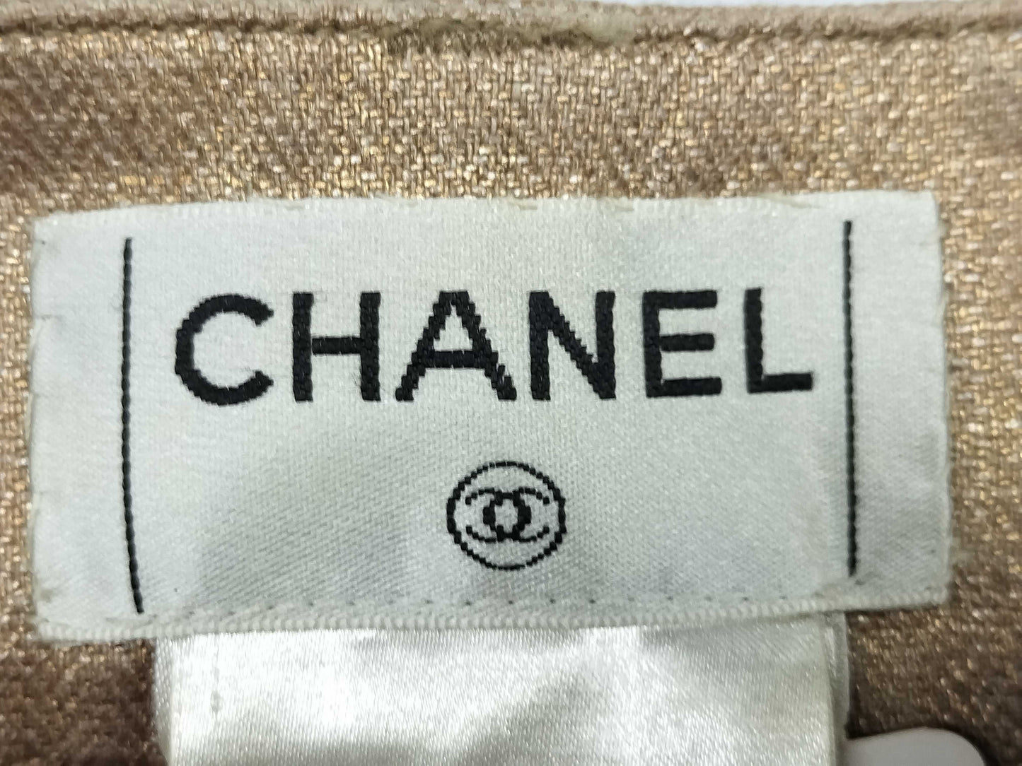 CHANEL Unused CHANEL Silk Engraved 38 Pants