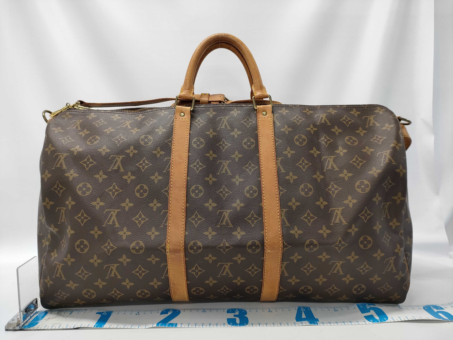 LOUIS VUITTON Monogram Keepall Bandouliere 55 M41414 SP1911 Boston Bag