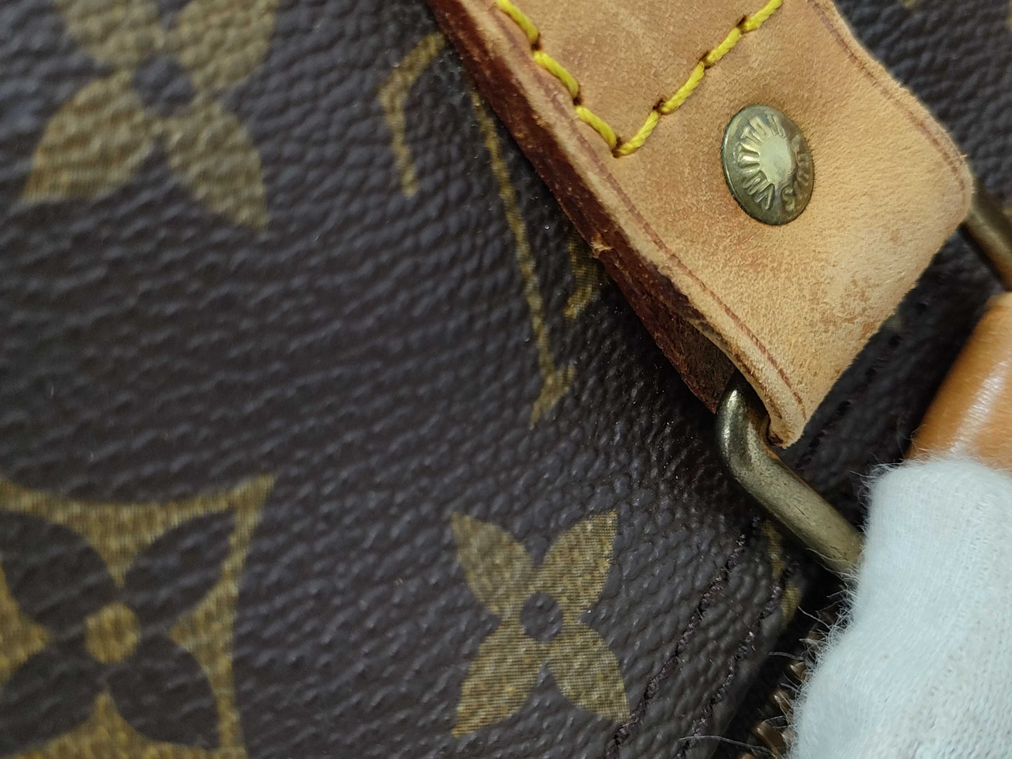 LOUIS VUITTON Monogram Keepall Bandouliere 55 M41414 SP1911 Boston Bag