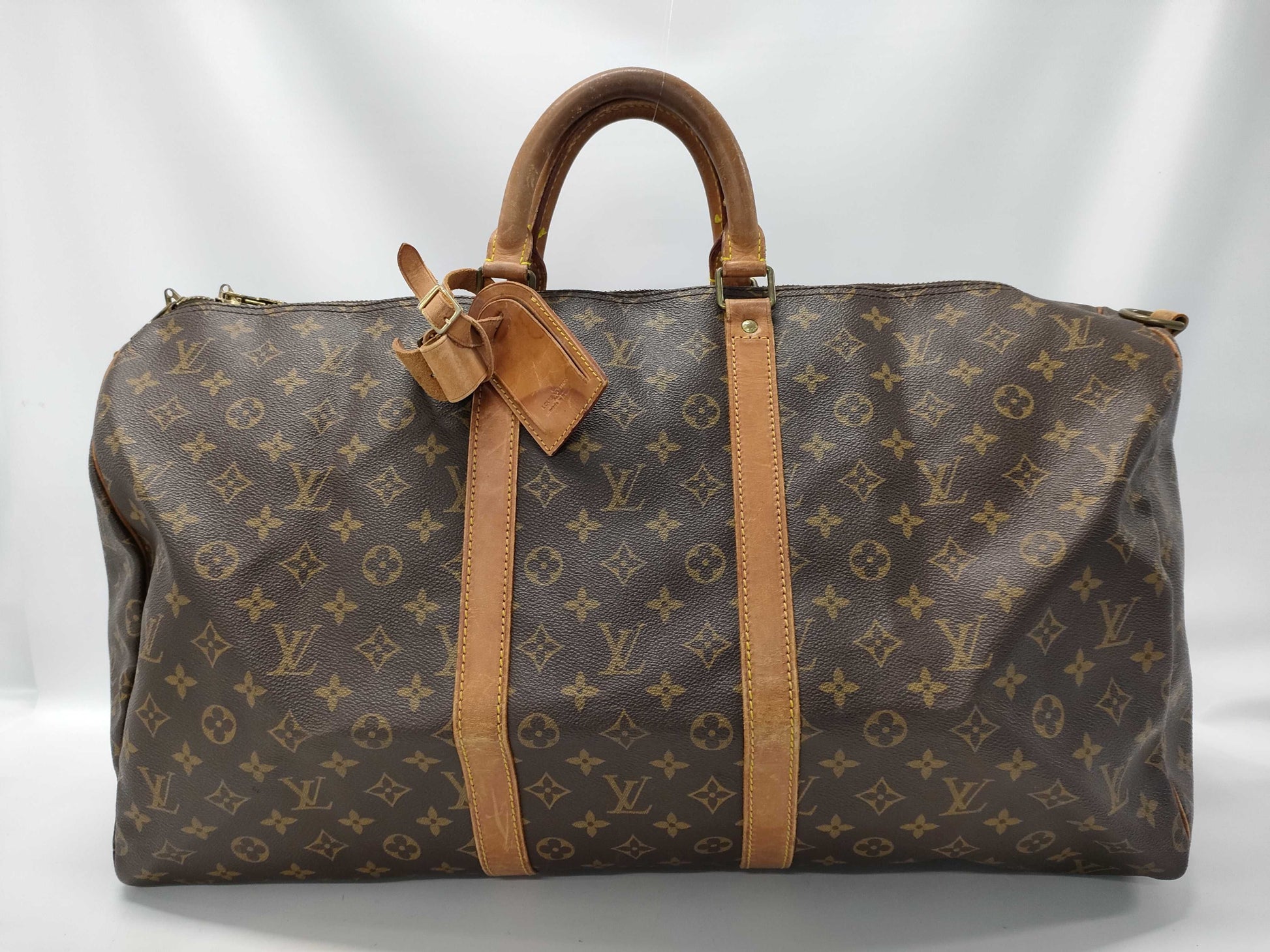 LOUIS VUITTON Monogram Keepall 55 Bain Dorriere M41414 VI882 Boston Bag