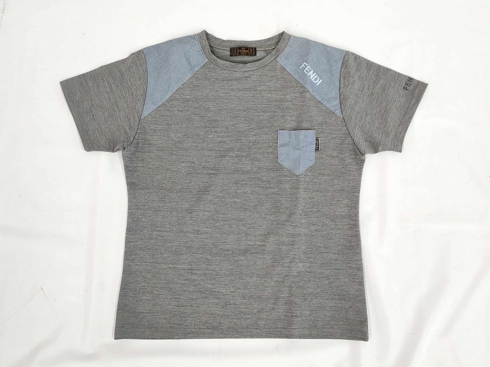 FENDI FENDI cut and sew T-shirt