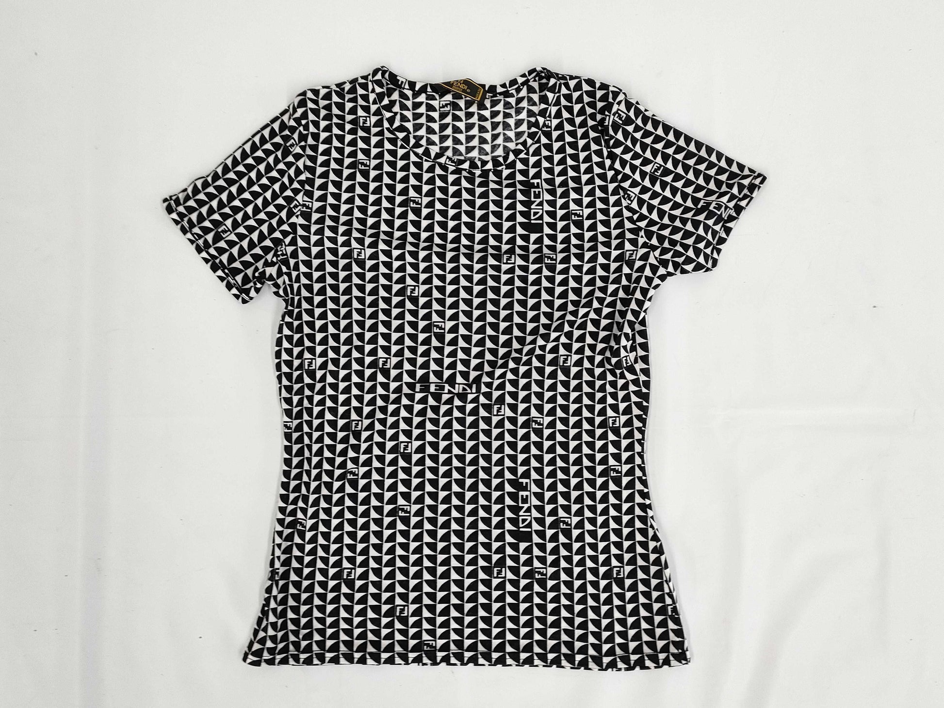 FENDI cut and sew top