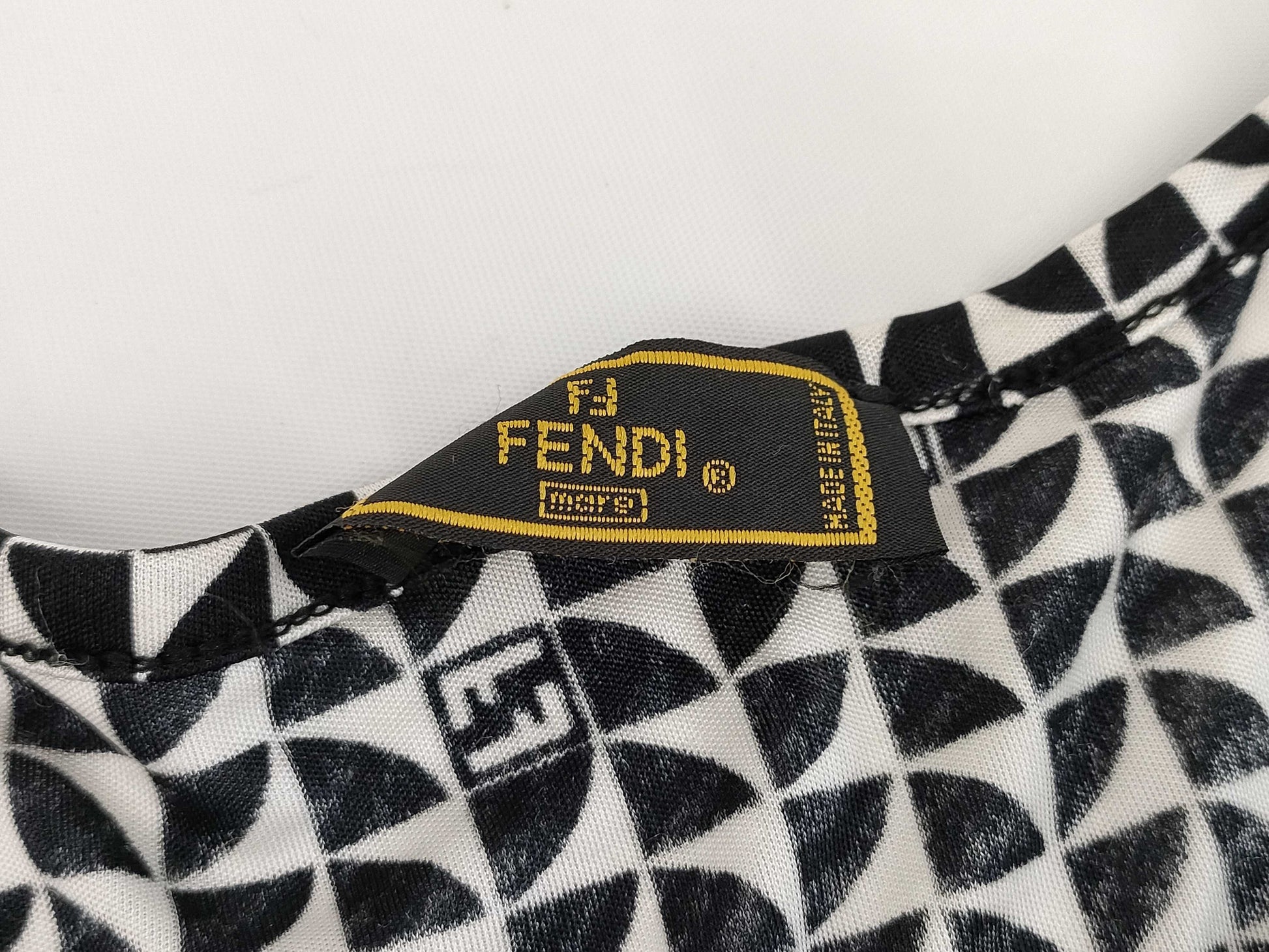 FENDI cut and sew top