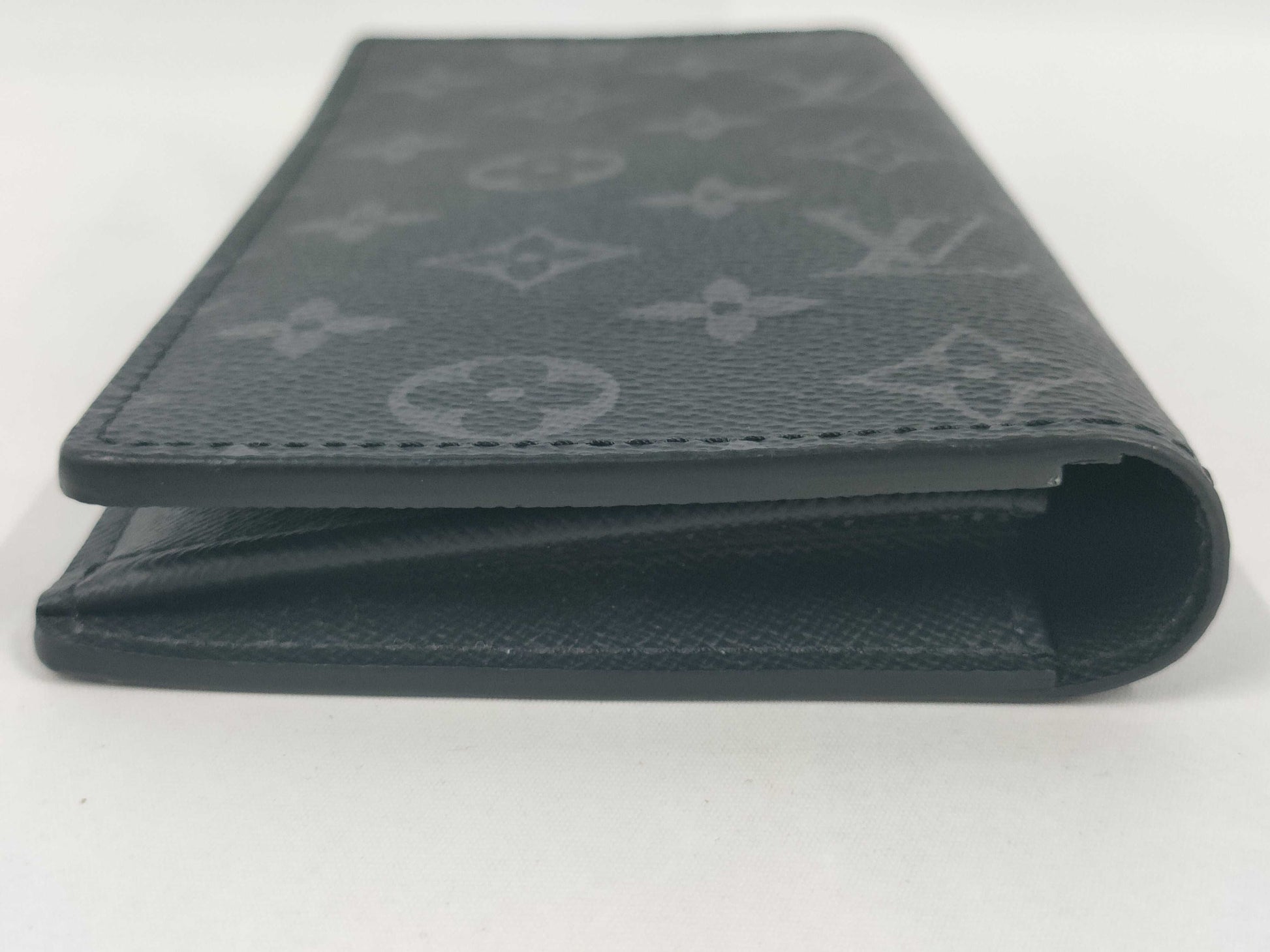 LOUIS VUITTON Monogram Eclipse Portefeuille Brazza Wallet M61697 RFID Box Wallet
